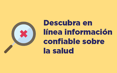 Encuentre información sanitaria en línea confiable: detective de sitios web